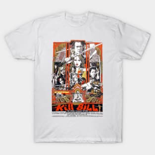 Tarantino Kill Bill Poster Illustration T-Shirt